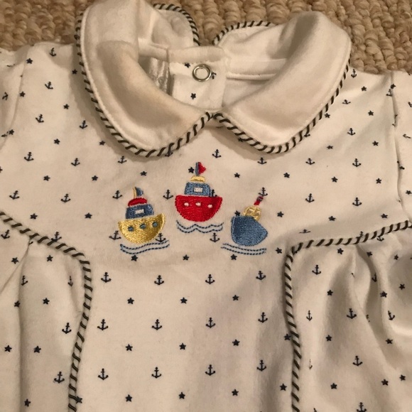 Noah’s Ark Peter Pan Collar Romper - Picture 3 of 7